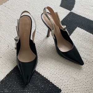 Dior Patent Leather Slingback heels